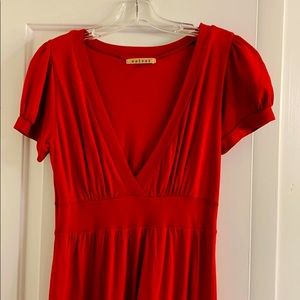 Anthropologie  red dress by Velvet
